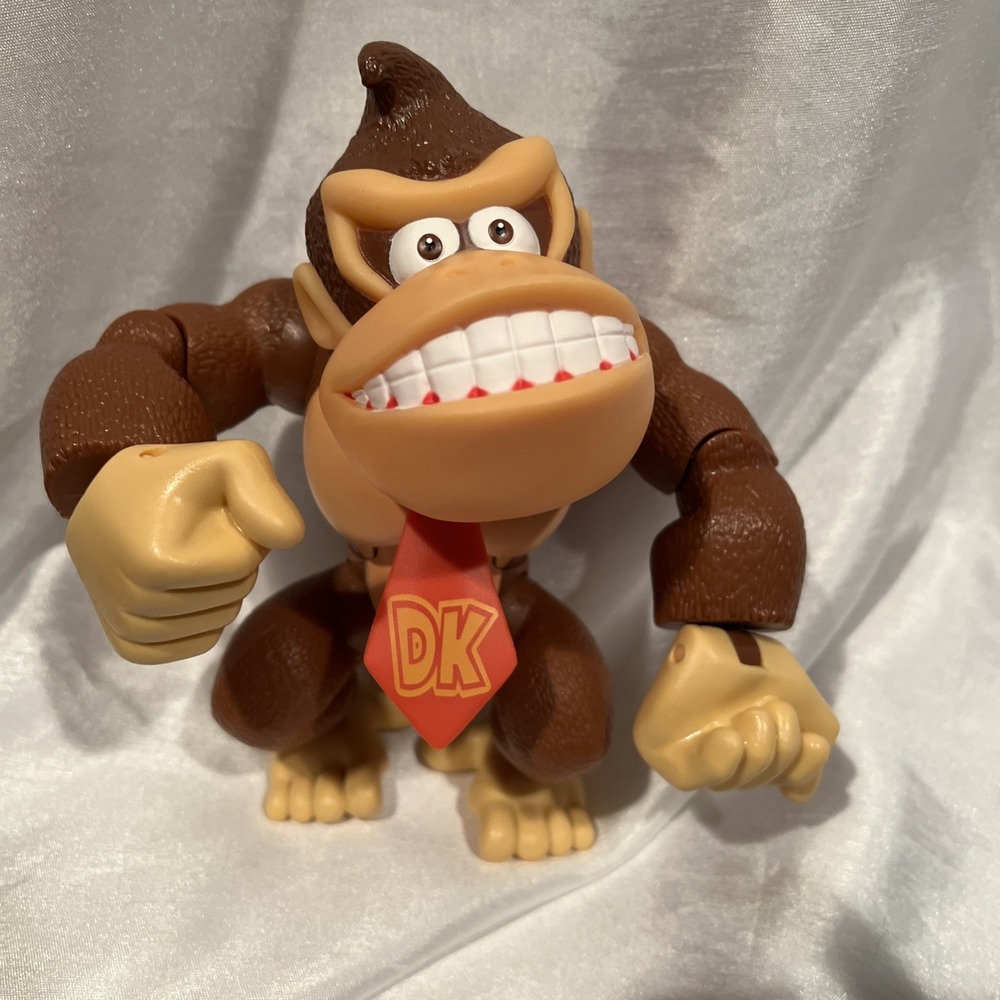 World of Nintendo Donkey Kong Jakks Pacific  Action Figure Adjustable 2014‎ 7"